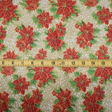 Christmas Print Fabric(3Type) – Cotton Blend, Festive Holiday Design By Yard