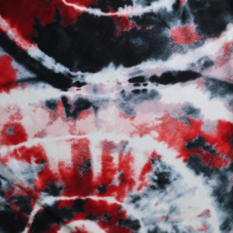 Tie-Dye Fleece Back Jersey - By the Yard