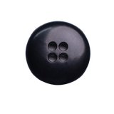 ASTRO Button : Black, 4-Hole, 2 Sizes, by Dozen(12 pcs)/Gross(144 pcs)