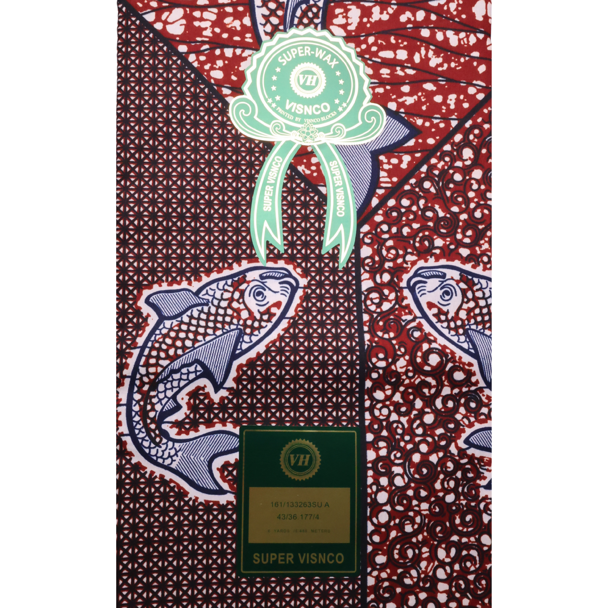 African Fabrics(6 Yard):  Ankara Tribal Print Fabric(#AFR09)