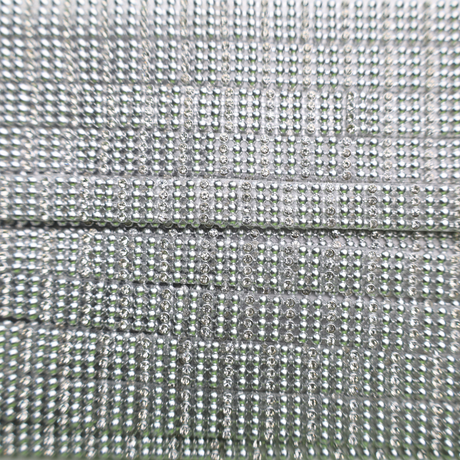 Silver Rhinestone Trim- 0.5 Inch/10YDS (#SIL24)