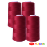 Sewing Threads: 1 Pack(4 Spools), 5000 Yds/Spool, All-Purpose, 22 Colors, Red/Purple Shades