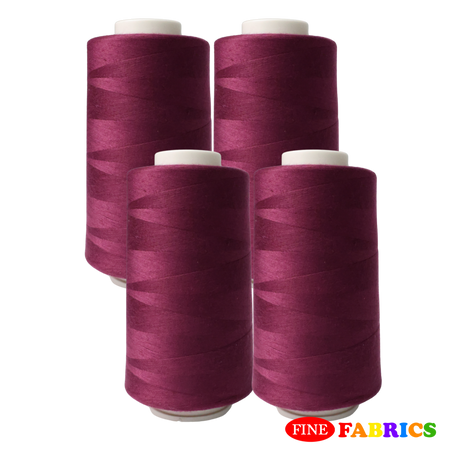 Sewing Threads: 5,000 Yards: All-Purpose: 100% Polyester: Tex24: 17 Colors(Red/Purple Shade): Single/Pack