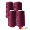 Sewing Threads: 1 Pack(4 Spools), 5000 Yds/Spool, All-Purpose, 22 Colors, Red/Purple Shades