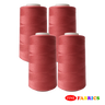 Sewing Threads: 1 Pack(4 Spools), 5000 Yds/Spool, All-Purpose, 22 Colors, Red/Purple Shades