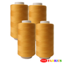 Sewing Threads: 1 Pack(4 Spools), 5000 Yds/Spool, All-Purpose, 22 Colors, Green/Yellow Shades