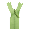 All Purpose, Plastic Invisible Zippers -18", Green Shade