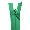 All Purpose, Plastic Invisible Zippers -18", Green Shade