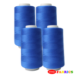 Sewing Threads: 5,000 Yards: All-Purpose: 100% Polyester: Tex24: 22 Colors(W/B, Neutral/Blue Shades): Single/Pack