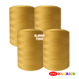 Sewing Threads: 6,000 Yards: All-Purpose: 100% Polyester: Tex60: 6 Colors: Single/Pack
