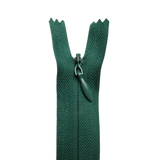 All Purpose, Plastic Invisible Zippers -18", Green Shade