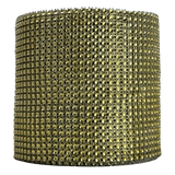 Rhinestone Mesh Rolls: 9 Colors, W: 4.75 Inches, L: 10 Yards, 24 Rows