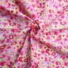 100% Cotton Flannel Fabric / Floral Printed - By the Yard