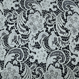 Embroidered Lace Fabric –  Lemon Yellow(#ELA05)/By Yard