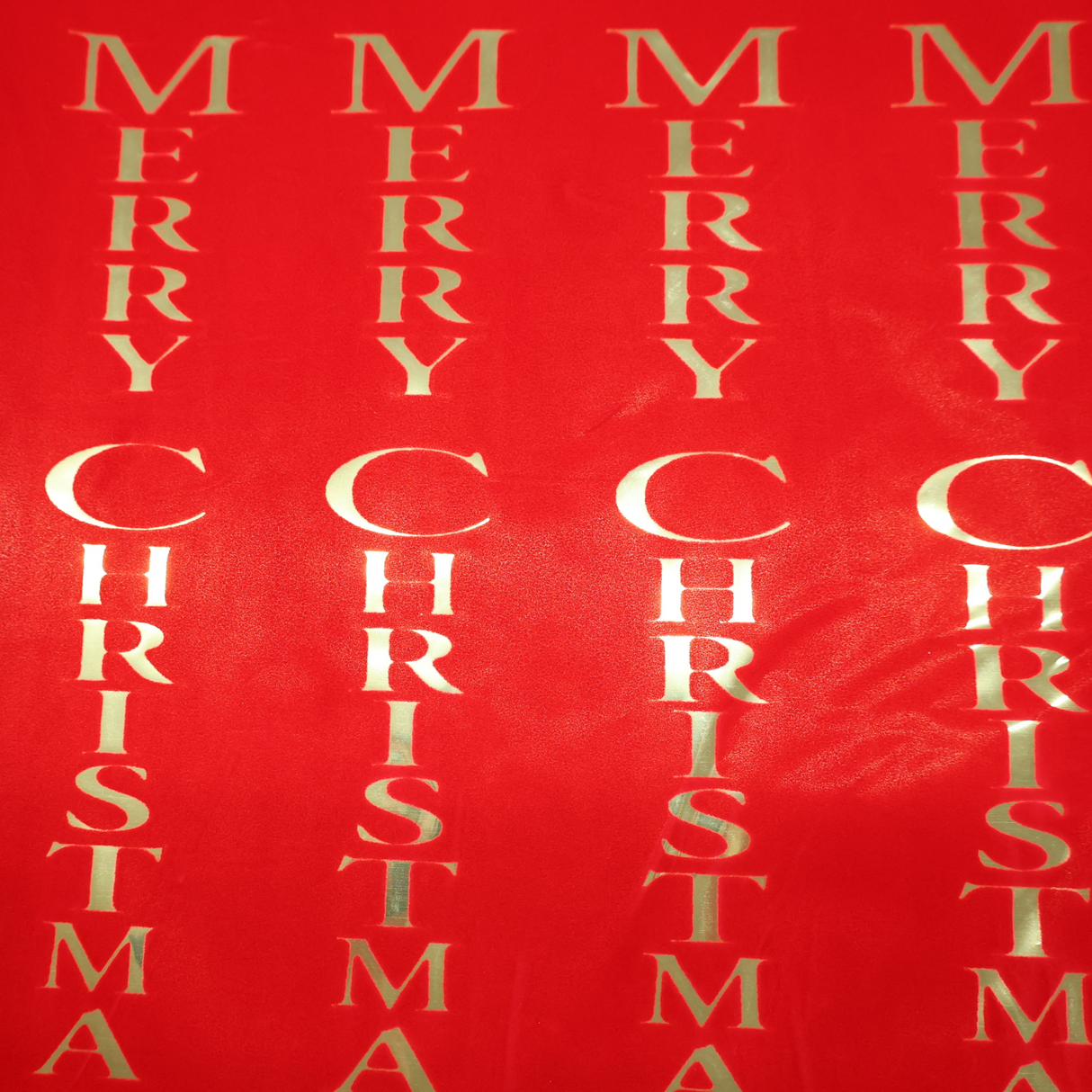 [Wrapping Paper Roll]Metallic Christmas  –By 10 Yards