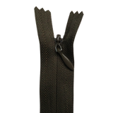 All Purpose, Plastic Invisible Zippers -18", Green Shade