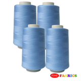 Sewing Threads: 5,000 Yards: All-Purpose: 100% Polyester: Tex24: 22 Colors(W/B, Neutral/Blue Shades): Single/Pack
