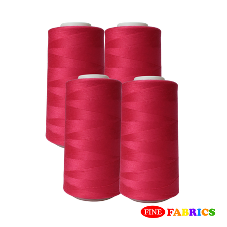 Sewing Threads: 5,000 Yards: All-Purpose: 100% Polyester: Tex24: 17 Colors(Red/Purple Shade): Single/Pack