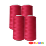 Sewing Threads: 1 Pack(4 Spools), 5000 Yds/Spool, All-Purpose, 22 Colors, Red/Purple Shades