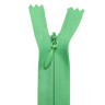 All Purpose, Plastic Invisible Zippers -18", Green Shade