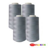 Sewing Threads: 5,000 Yards: All-Purpose: 100% Polyester: Tex24: 22 Colors(W/B, Neutral/Blue Shades): Single/Pack
