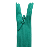 All Purpose, Plastic Invisible Zippers -18", Green Shade