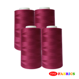 Sewing Threads: 5,000 Yards: All-Purpose: 100% Polyester: Tex24: 17 Colors(Red/Purple Shade): Single/Pack
