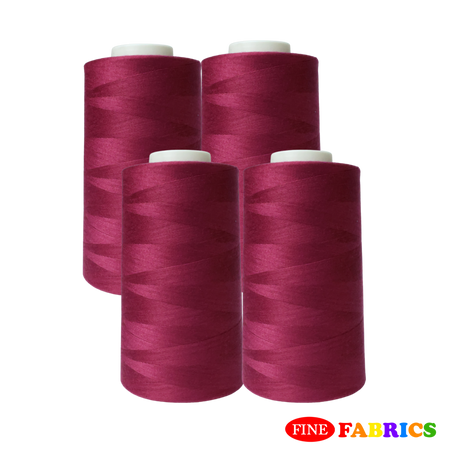 Sewing Threads: 5,000 Yards: All-Purpose: 100% Polyester: Tex24: 17 Colors(Red/Purple Shade): Single/Pack