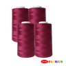 Sewing Threads: 1 Pack(4 Spools), 5000 Yds/Spool, All-Purpose, 22 Colors, Red/Purple Shades