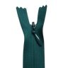 All Purpose, Plastic Invisible Zippers -18", Green Shade