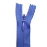 All Purpose, Plastic Invisible Zippers -18", Blue Shade