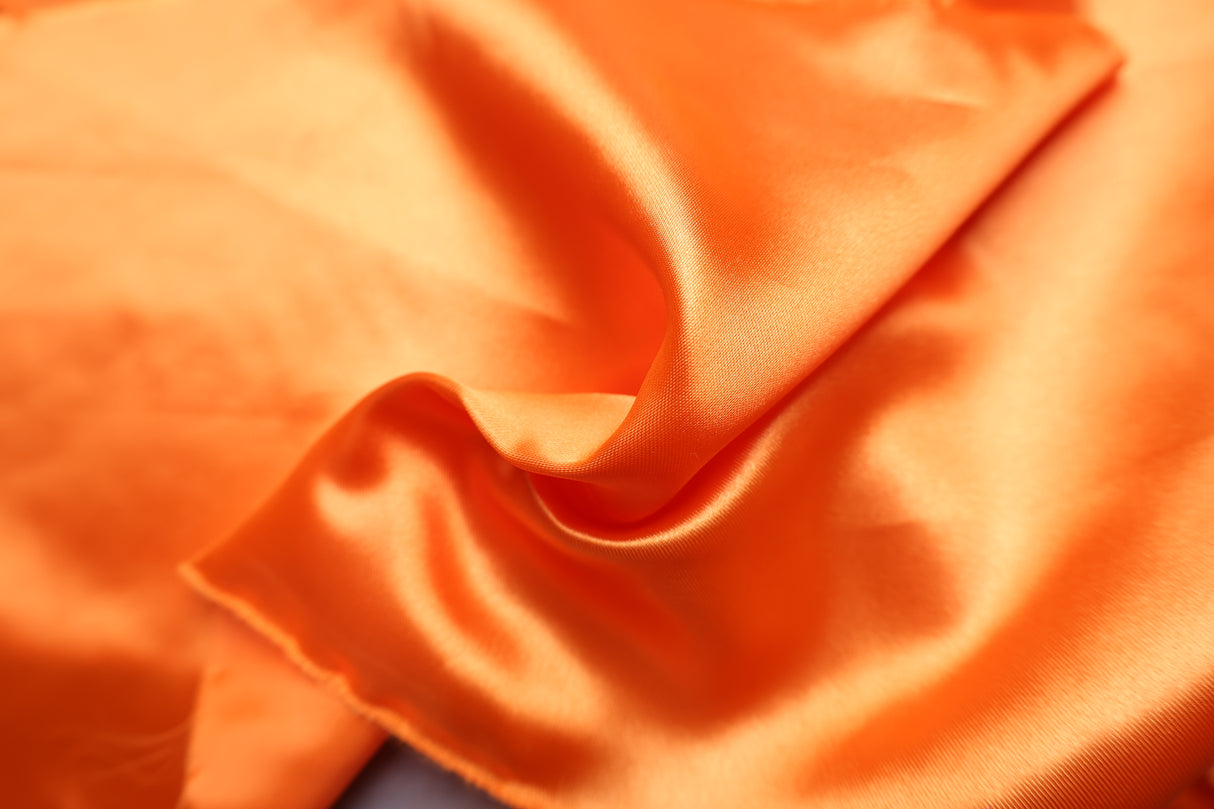 Non-Stretch Satin Fabric/Light weight(7Colors) - By The Yard