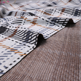 Stretch Patterned Double Knit Fabric – By the Yard