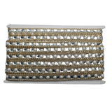 Pearl & Rhinestone Chain Trim - 0.5 Inch/10YDS (#CRY05)