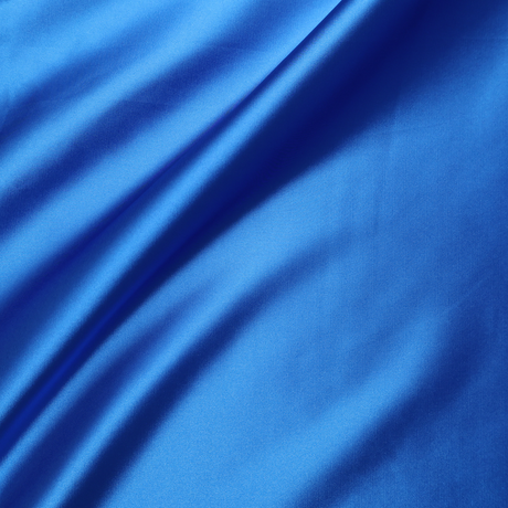 Stretch Satin Fabric(#SS02) - Blue / by Yard
