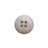 BISTRO Button: White(#1151),  4-Hole, 2 Sizes, by Dozen(12 pcs)/Gross(144 pcs)