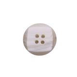 BARBIZON Button: White(#6512), 4-Hole, 1 Size(L36), by Dozen(12 pcs)/Gross(144 pcs)