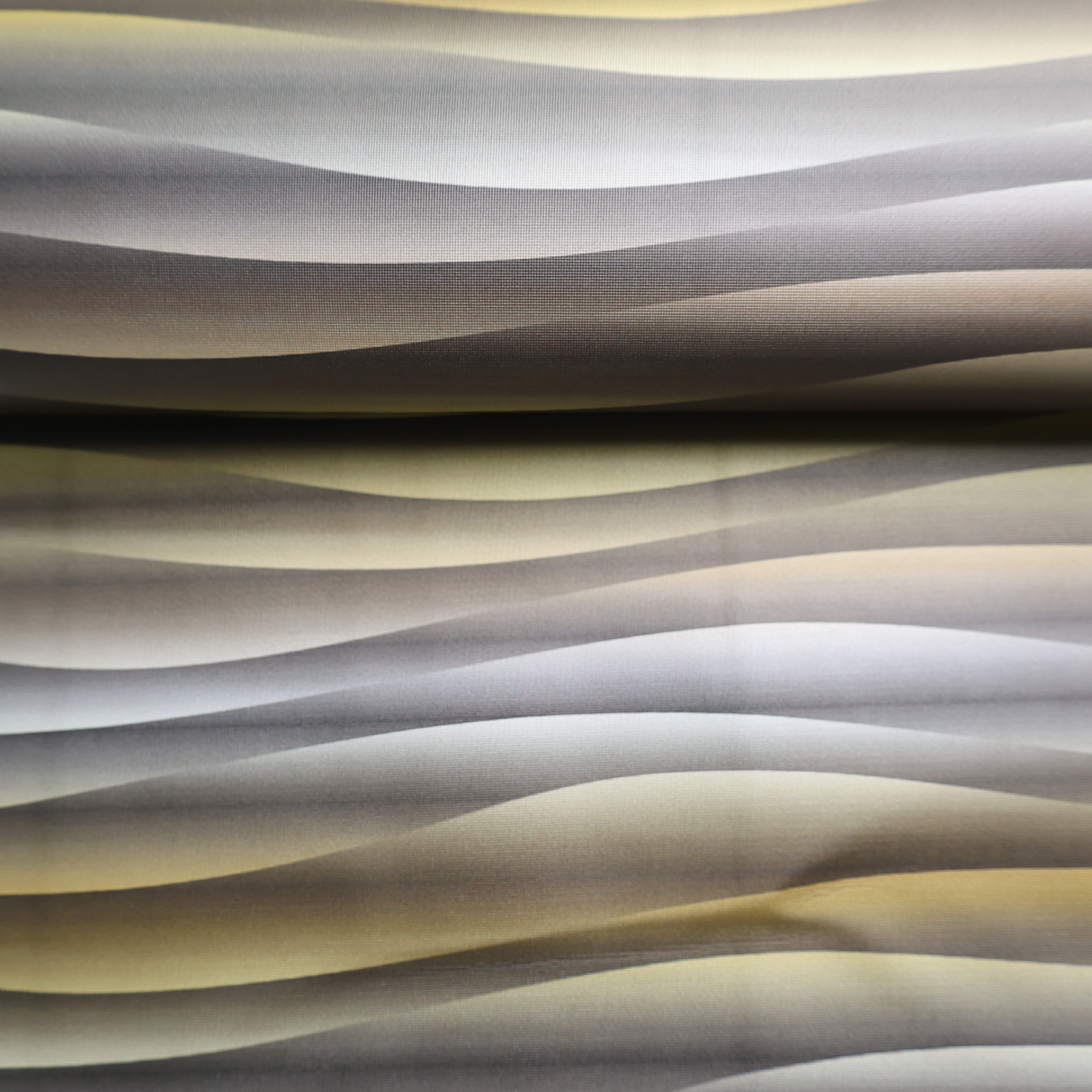 Vinyl Faux Leather Upholstery Fabric - Gradient Wave (4Colors)