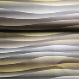 Vinyl Faux Leather Upholstery Fabric - Gradient Wave (4Colors)