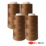 Sewing Threads: 1 Pack(4 Spools), 5000 Yds/Spool, All-Purpose, 22 Colors, Neutral/Blue Shades