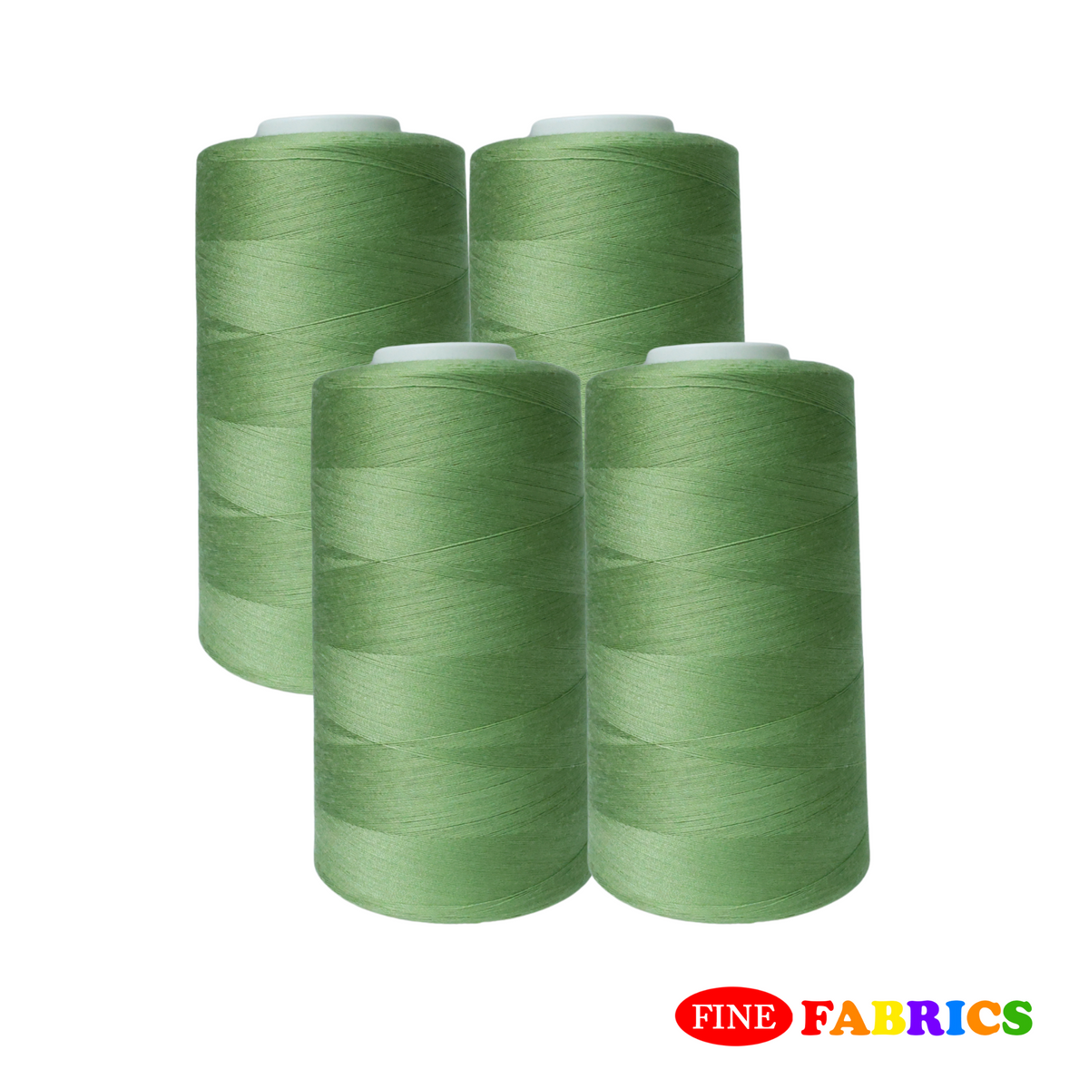 Sewing Threads: 1 Pack(4 Spools), 5000 Yds/Spool, All-Purpose, 22 Colors, Green/Yellow Shades
