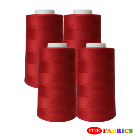 Sewing Threads: 5,000 Yards: All-Purpose: 100% Polyester: Tex24: 17 Colors(Red/Purple Shade): Single/Pack