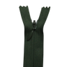 All Purpose, Plastic Invisible Zippers -18", Green Shade
