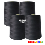 Sewing Threads: 12,000 Yards: All-Purpose: 100% Polyester: Tex24: 6 Colors: Single/Pack