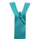 All Purpose, Plastic Invisible Zippers -18", Green Shade