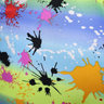 Paint Splash Stretch Jersey Fabric (3 Types) - By The Yard