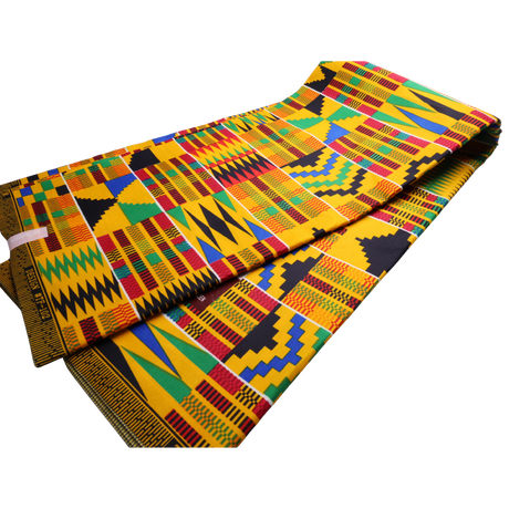 African Fabrics(6 Yard):  Ankara Tribal Print Fabric(#AFR10)