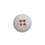 BISTRO Button: White(#1151),  4-Hole, 2 Sizes, by Dozen(12 pcs)/Gross(144 pcs)