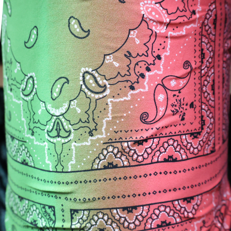 Double Brushed Jersey Knit Fabric/Paisley Bandana Print Fabric (4 Styles) - By the Yard