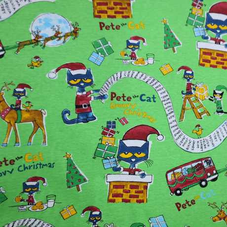 Christmas Cotton Jersey Fabric(3 Type) By Yard